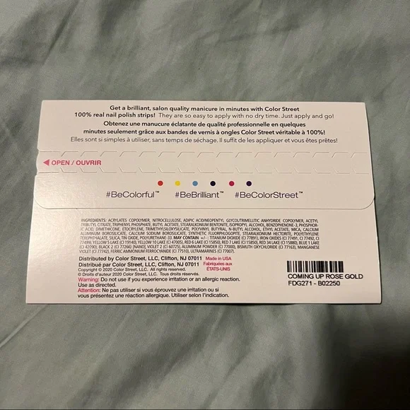 Color Street: Coming Up Rose Gold | Glitter Dipped Sparkle Party Metallic - Picture 5 of 8